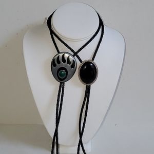 Lot of two Handsome Bolo Ties
